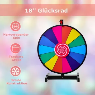 18" kolo štěstí hračka s gumou a značkovací pero kolo hry pro loterie hry ?48cm