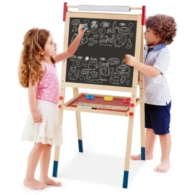 Barevná tabule 3 v 1 pro děti Oboustranná tabule s bílou tabulí Příroda