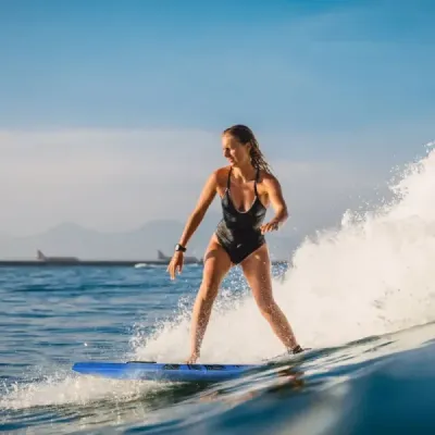 Bodyboard lehká plavecká deska na pláž pro děti a dospělé 106 cm modrá