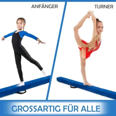 2.1M Balance Beam Gymnastický trénink Skládací odolný Fitness Black