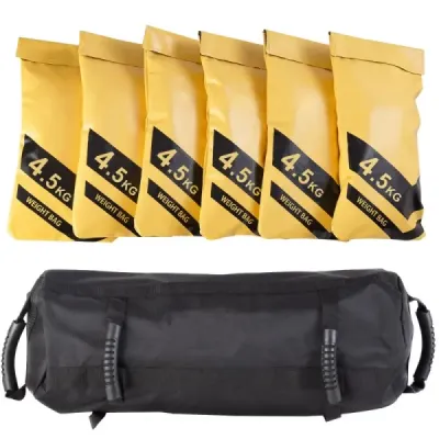 27KG Power bag Sandbag Core bag včetně 6 x 5 kg pytle s pískem