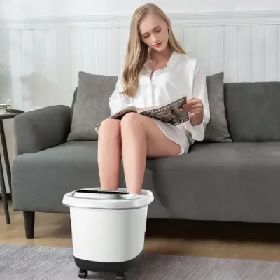 Masážní přístroj na nohy Masážní přístroj na nohy Spa Masážní přístroj na nohy Shiatsu Masáž nohou Grey