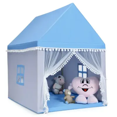Dětský stan playhouse princezna princezna dětský stan na hraní modrý
