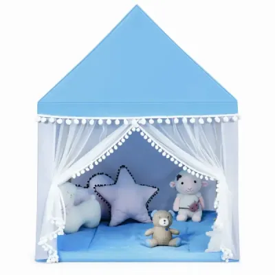 Dětský stan playhouse princezna princezna dětský stan na hraní modrý