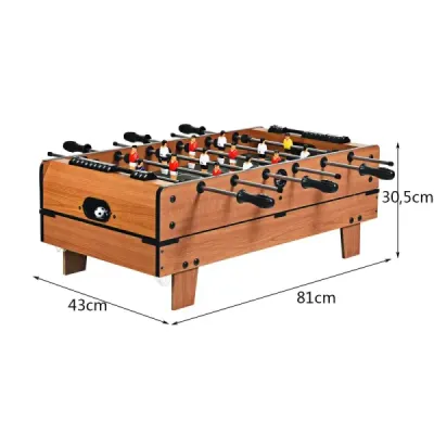 Hrací stůl 4 v 1 kulečníkový stůl a stolní tenis a vzdušný hokej a stolní fotbal 81 x 43 x 30,5 cm