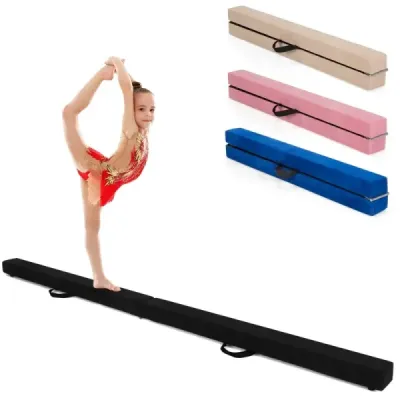 2.1M Balance Beam Gymnastický trénink Skládací odolný Fitness Black