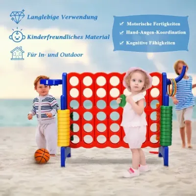 Velká sada zápalek 4 Jumbo Match 4 84 x 33 x 79 cm Červená + zelená