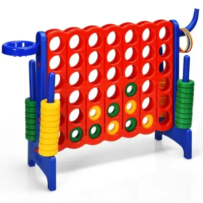 Velká sada zápalek 4 Jumbo Match 4 84 x 33 x 79 cm Červená + zelená