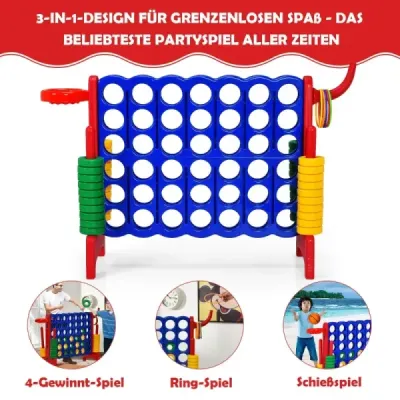 Velká sada zápalek 4 Jumbo Match 4 84 x 33 x 79 cm Červená + zelená