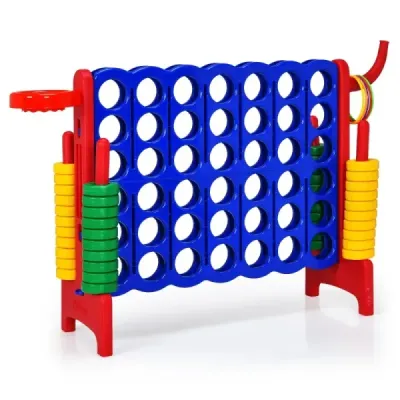 Velká sada zápalek 4 Jumbo Match 4 84 x 33 x 79 cm Červená + zelená