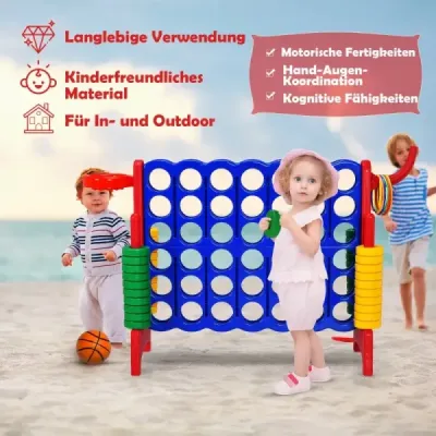 Velká sada zápalek 4 Jumbo Match 4 84 x 33 x 79 cm Červená + zelená