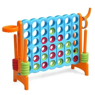Velká sada zápalek 4 Jumbo Match 4 84 x 33 x 79 cm Červená + zelená