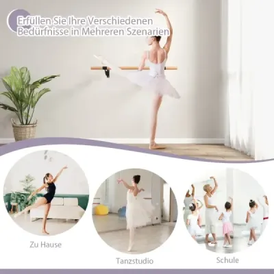 120 cm dlouhá taneční tyč Baletní tyč na zeď Baletní vybavení Fitness tyč s pevnou výškou