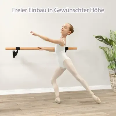 120 cm dlouhá taneční tyč Baletní tyč na zeď Baletní vybavení Fitness tyč s pevnou výškou