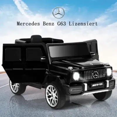 Elektrické autíčko Mercedes Benz s hudbou a světly pro děti od 3 let černé