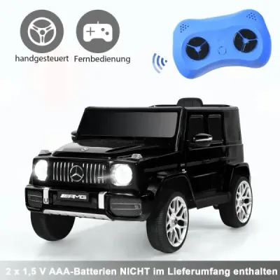 Elektrické autíčko Mercedes Benz s hudbou a světly pro děti od 3 let černé