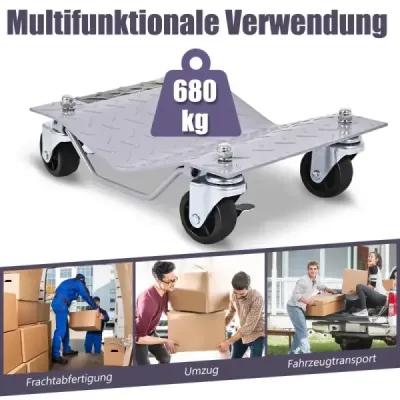 4 kusy pomůcka pro manévrování 680 kg na plošinu Max