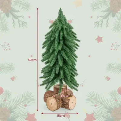 40 cm vysoký stolní vánoční stromek Umělý vánoční stromek s 200 větvemi