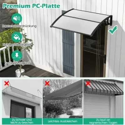 122 x 99 cm baldachýn na přední dveře baldachýn na přední dveře baldachýn transparentní