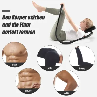 Ab Trainer s měkkou rukojetí posilovacího stroje Fitness stroj Black