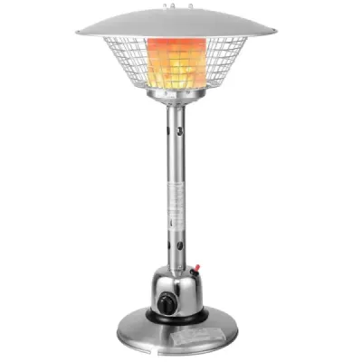 Přenosný stolní ohřívač na terasu Plynový ohřívač na propan s tepelným výkonem 3200 W 54 x 90 cm