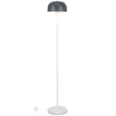 146 cm stojací lampa s nožním spínačem a paticí žárovky E27 a stínítkem Stojací lampa