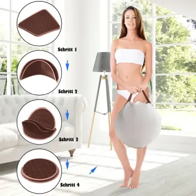 Přenosná parní sauna Spa s masážním válcem na nohy a absorpční podložkou 9 nastavitelných úrovní teploty Vnitřní lázeňská kabina černá