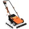 Elektrický vertikutátor 1500W vertikutátor a provzdušňovač 2 v 1 104,5 x 51 x 103 cm oranžový