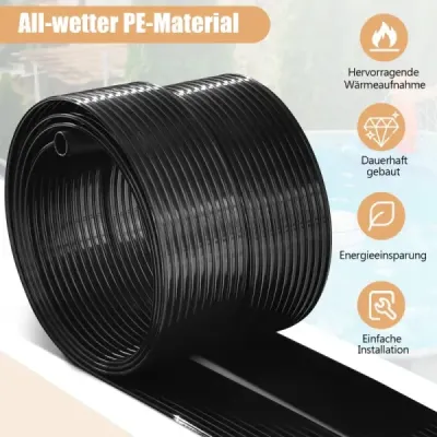 Solární kolektor 300 x 75 cm Solární ohřívač z plastu odolného vůči UV záření