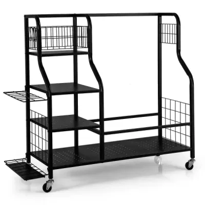 Organizér na golfové hole 4 v 1 s háčkem a košíkem Organizér na golfové hole s kolečky