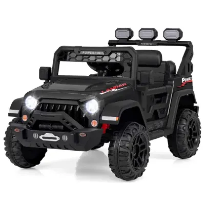 Dětské elektrické autíčko s 2,4G dálkovým ovládáním & USB & Light & Music 12V Dětské auto Jeep Car červené