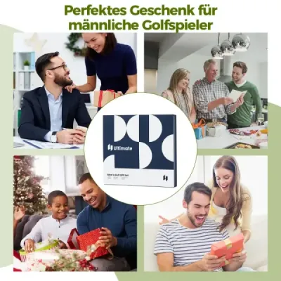 Kompletní golfová dárková sada pro muže Sada golfového příslušenství 3 golfových míčků Golfový dárek v dárkové krabičce