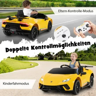 Dětské elektrické autíčko Lamborghini 12V dětské auto elektrické na dálkové ovládání žluté