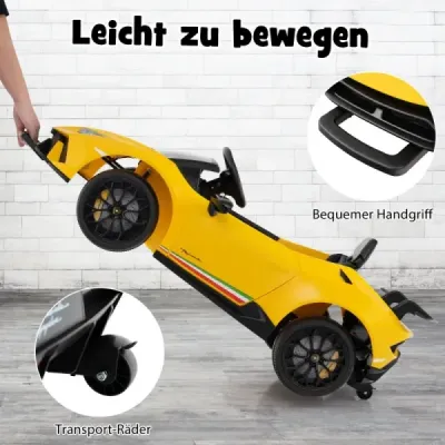 Dětské elektrické autíčko Lamborghini 12V dětské auto elektrické na dálkové ovládání žluté