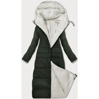 Dámská zimní oboustranná bunda MODA9167 army