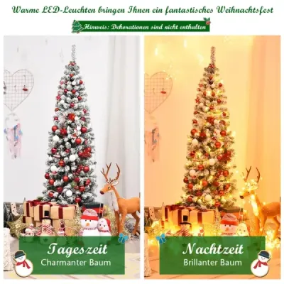 180 cm umělý vánoční stromek s osvětlením skládací vánoční stromek z borovice