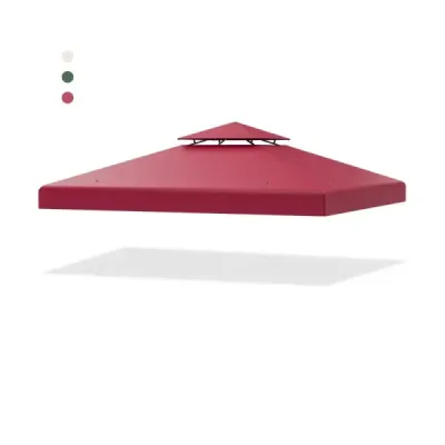 Náhradní vrchní kryt 300 x 300 cm na terasu pro dvoupodlažní pavilon Víno