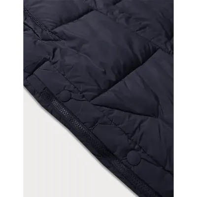 Dlouhá dámská zimní bunda LHD MODA4576 graitová
