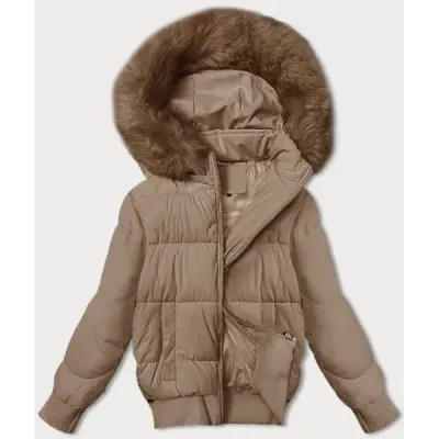 Krátká zimní bunda S\'west MODA8288 béžová