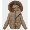 Krátká zimní bunda S\'west MODA8288 béžová