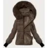 Dámská zimní bunda S\'west MODA8303 kakao