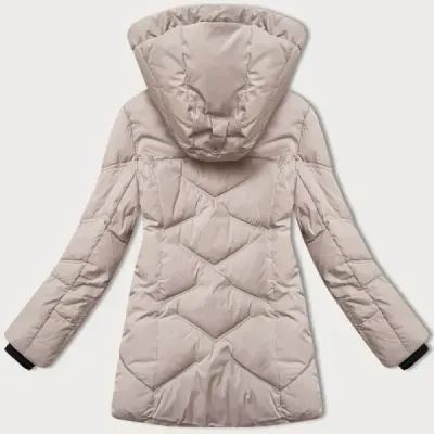 Dámská zimní bunda LHD MODA4577 světle béžová