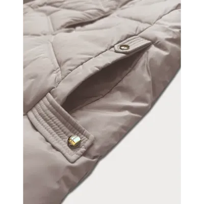 Dámská zimní bunda LHD MODA4577 světle béžová