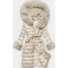 Dámská zimní bunda MODA3160 ecru