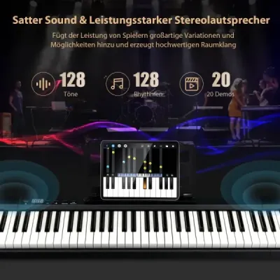 Elektronická klávesnice 88 Klávesnice Elektrické piano Sada hudebních nástrojů digitální klávesnice