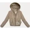 Krátká dámská zimní bunda S\'west MODA8261 béžová