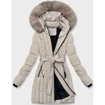 Dámská zimní bunda S\'west MODA8307 béžová