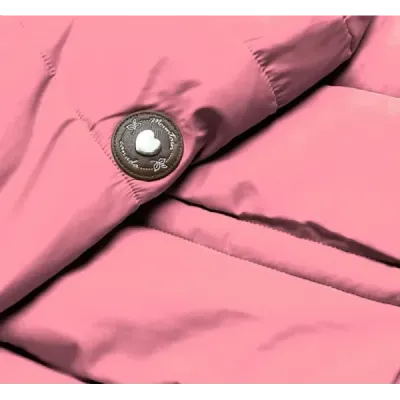 Dámská zimní bunda MODA865 růžová