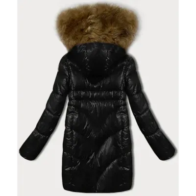 Dámská zimní bunda s ozdobnými kapsami S\'west MODA8259 černá