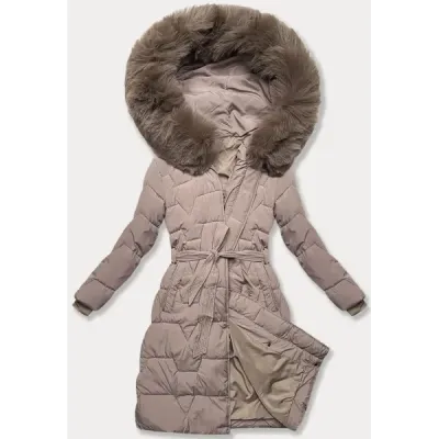 Přechodná dámská bunda MODA9176 béžová